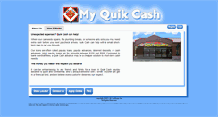 Desktop Screenshot of myquikcash.com